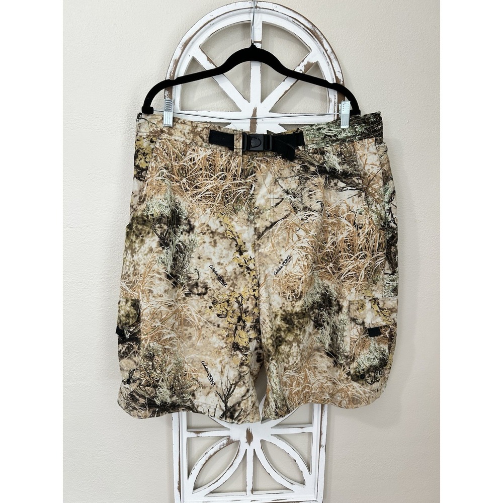 Cabela's MENS XL REG Camo Print Lined Swim trunks *101